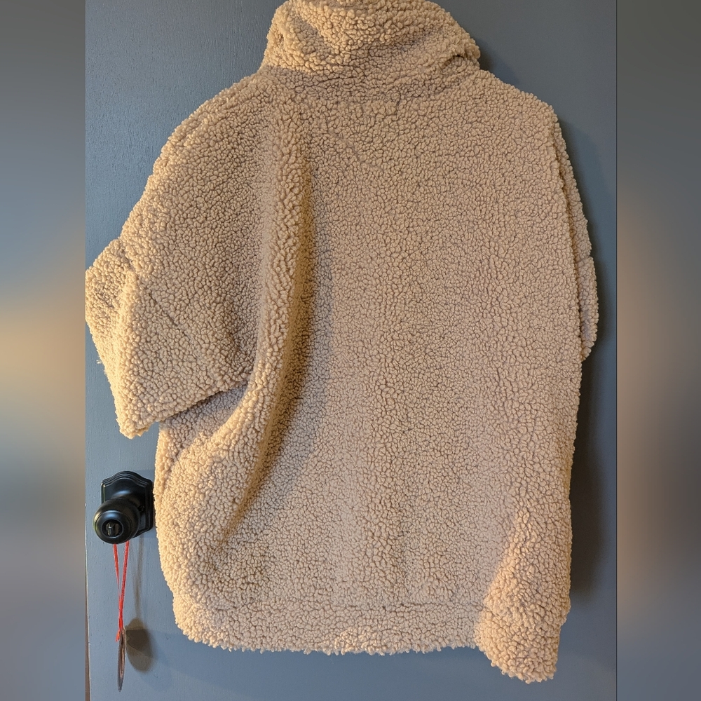 Wild Fable Cozy Tan Sherpa Jacket - Picture 5 of 5